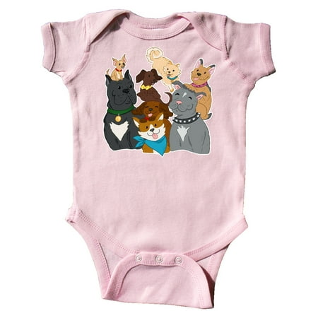 

Inktastic Happy Dog Family Gift Baby Boy or Baby Girl Bodysuit