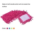 thumbnail image 4 of Uxcell Chenille Microfiber Mop Replacement Heads 15.35" x 4.72"(L*W) Red Green Blue Orange 4pcs, 4 of 5