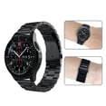 thumbnail image 2 of Correa de reloj Seiko de acero inoxidable de 24 mm color negro para hombre y mujer, 2 of 5