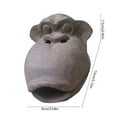 thumbnail image 3 of Cenicero de hierro con forma de orangután, soporte para incienso de aromaterapia, figura marrón de 13 x 9 x 7 cm, regalo decorativo compacto para fumadores, coleccionistas de arte, hogar, oficina,, 3 of 6