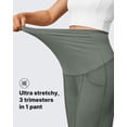 thumbnail image 5 of G4Free Evergoing Maternity Shorts with Pockets Over The Belly Stretchy Pregnancy Pants Casual Workout, 5 of 8