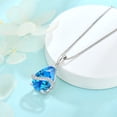 thumbnail image 5 of Inpasne Teardrop Necklace for Women 925 Sterling Silver Aquamarine Pendant March Birthstone Jewelry Gifts for Her, 5 of 6