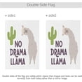 thumbnail image 3 of GZHJMY Cute Llama Alpaca Garden Flag 28 x 40 Inch Vertical Double Sided Welcome Yard Garden Flag Seasonal Holiday Outdoor Decorative Flag for Patio Lawn Home Decor Farmhous Yard Flags, 3 of 6