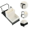 thumbnail image 2 of Miangastore Tea Bag Organizer Box Black Rectangular For Households 1Set 7.9x3.5x4.1in, 2 of 9