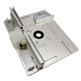thumbnail image 4 of Mistaha Woodworking Router Lift Table Base Plate 3-Piece Set with Aluminum Plate and Stainless Steel Rod, 51mm Lifting Stroke, Manual Lift - Silver Set with Installation Screws, 4 of 6