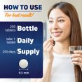 thumbnail image 5 of Vitamatic Caffeine Pills 200mg per Serving, 250 Vegetarian Tablets - Nootropic Supplement for Focused Energy, 5 of 12