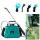 thumbnail image 1 of Pulverizador Eléctrico 5 Litros para Jardín Atomización Automática Recargable Por USB Pulverizador para Plantas Botella Regadera Riego Jardín (2400 MAh Verde), 1 of 9