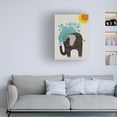 thumbnail image 4 of Canvas Wall Art - Treechild 'Funny elephant' Wall Art for Living Room, Bedroom, or Office D?cor by Trademark Fine Art - 24 x 32 Inches, 4 of 4