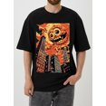 thumbnail image 1 of OIMCCIV Unisex Casual Loose T-shirt Evil Sun Printing Crew Neck Short Sleeve T-Shirt, 1 of 7