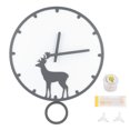 thumbnail image 2 of Pendulum Clock, 3.8x16.5x2in Mute Wall Clock, Silent Movement For Office Bedroom Living Room Hotel ANGGREK No, 2 of 8