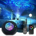 thumbnail image 1 of M1 Galaxy Star Projector Lamp Bluetooth Speaker Rotating Aurora Night Light with Timer, 1 of 5
