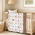 thumbnail image 5 of Farm Animals Baby Blanket for Boys Girls Plush Toddler Receiving Clearance Blankets with Double Layer Dotted Backing 30 x 40 Inch, 5 of 6