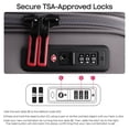 thumbnail image 5 of New York Xpress 2-Piece Softside Expandable Spinner Luggage Set, 22" Carry-on and 28" Checked with TSA Lock, Grey - WD8817, 5 of 9