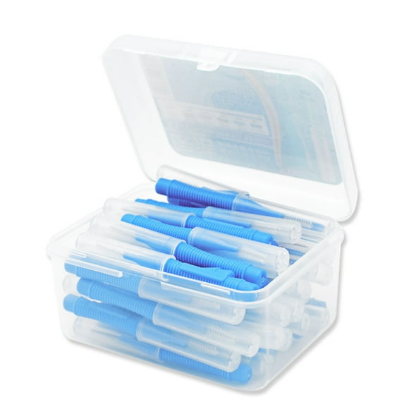 Cepillo interdental Push-Pull Soidarity 40 Uds. de plástico herramienta de higiene bucal Azul 1,0mm