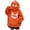 12# Light Brown, variant on Halloween Pumpkin Hoodie with Zipper Oversized Fuzzy Plush Jack-o'-Lantern Sweatshirt for Women Earthy Yellow 2XL
