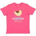 thumbnail image 3 of Inktastic Chicken Farmer Youth T-Shirt, 3 of 5