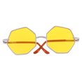 thumbnail image 1 of Accesorio para vestir muñecas de montura poligonal de sol para muñecas Amarillo Sunnimix Gafas de anteojos de muñeca, 1 of 7