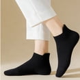 thumbnail image 5 of YTCAMLO Cotton Womens Ankle Socks With Heel Tab, Casual No Show Athletic Socks, Soft Breathable Eyelet Workout Socks, 5 of 7