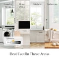 thumbnail image 5 of REGAL estate No Drill Cordless 1" Mini Blinds, PeelMount Adhesive Easy Install Light Filtering Window Blinds, 27" W x 72" H, White, 5 of 6