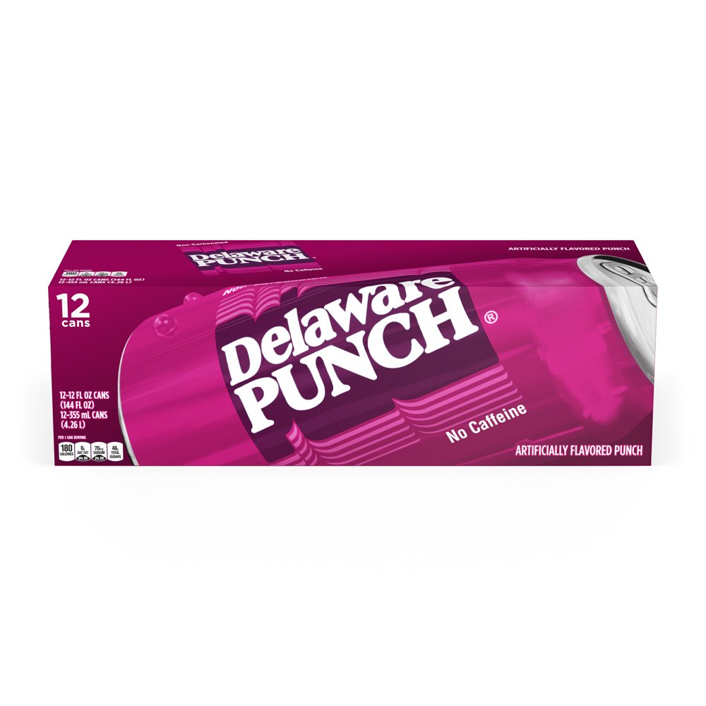 Delaware Punch Fridge Pack Cans, 12 fl oz, 12 Pack