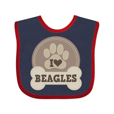 

Inktastic Beagle Dog Lover Gifts Gift Baby Boy or Baby Girl Bib