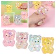 thumbnail image 3 of Random Color 1pc Gummy Bear Descompresión Juguetes (1PCS) Estrés para Adultos Stress Toy，Sensory Toys Stress Toy Party for Kids Easter Stuffers Stress Toys Bears, 3 of 8