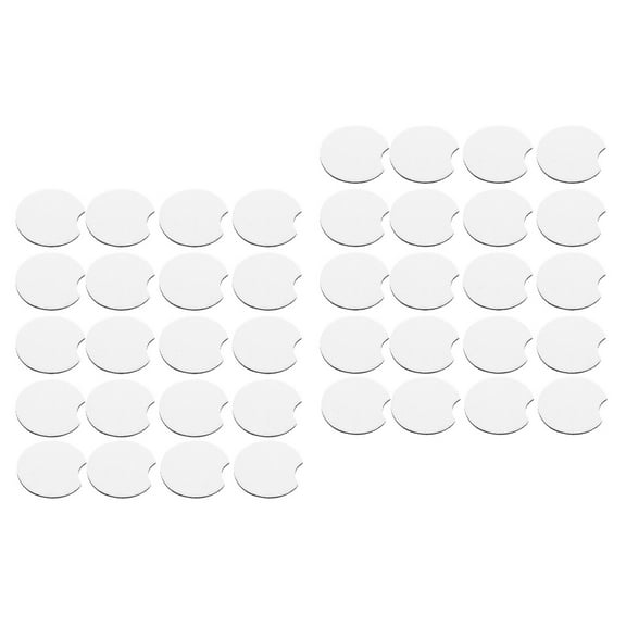 100 pcs  Blank Sublimation Car Coasters Blank Cup Coasters Wear-resistant Sublimation Coasters