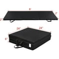 thumbnail image 5 of 6' x 2' Tri-Fold Portable Folding Exercise Gym Mat Extra Thick Foam Gymnastics Mat Aerobics Yoga Martial Arts MMA Stretching Core Workouts w/Carrying Handle, 5 of 9