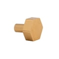 thumbnail image 4 of Era Hexagon Knob 4-Pack Brushed Gold, 4 of 7