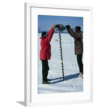 Glaciology Research Framed  Print Wall Art  By David Vaughan  