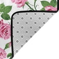 thumbnail image 4 of Green Pink Rose Flowers Shaggy Area Rug, Rugs for Living Room Bedroom Non Slip Door Mat Indoor Carpet Machine Washable Nursery Home Decor Floor Mats for Entryway 60x39in-#, 4 of 5