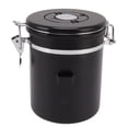 thumbnail image 3 of Stainless Steel Sealed Storage Container,Coffee Bean Storage Container Exhaust Valve Sealed Storage Tank Storage Container Highly Recommended, 3 of 14