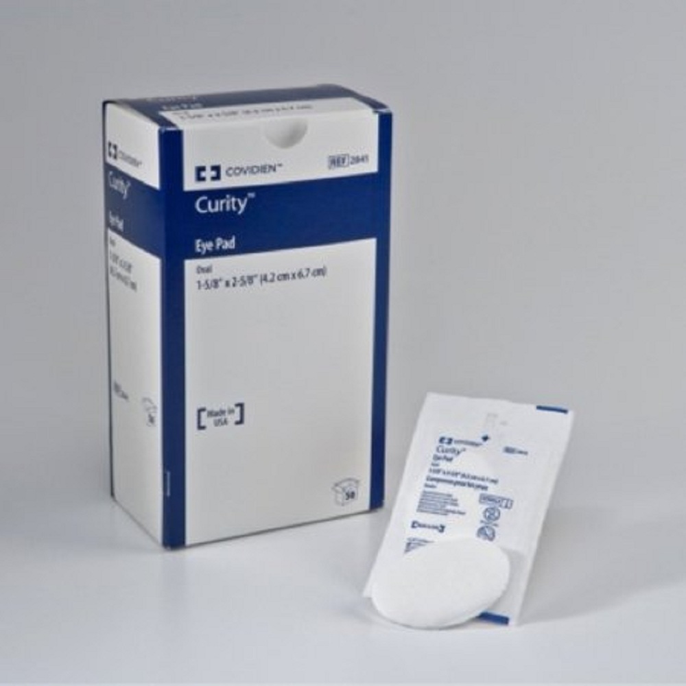 Curity Eye Pad Curity Cotton / Mesh Gauze 15/8 X 25/8 Inch