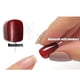 thumbnail image 4 of 24 uñas postizas ovaladas mate, diseño geométrico medio, uñas acrílicas de cubierta completa para uso diario. Nota: sin pegamento., 4 of 5