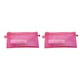 thumbnail image 2 of Inteprter Bolsa transparente de doble rejilla con cremallera para documentos, suministros de papelería de oficina, PVC, A4/A5/A6/B5 Type8 NO8, 2 of 5