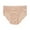 Beige #173, variant on WULMLEO Sexy Lace Mid-Waist Briefs for Women, Temptation Push Up Panties, Comfortable Ladies Intimates Lingerie Red L