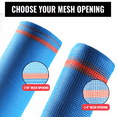 thumbnail image 3 of SEALTECH Heavy Duty Safety Debris Netting Rolls - Fire Retardant,1/4” Mesh roll, for Scaffold Enclosure, Visibility Barrier, for Construction & Agricultural Use. (Blue-6 ft X 150 ft), 3 of 7