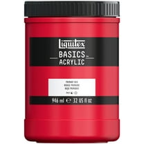 Liquitex BASICS Acrylic Color, 32 oz., Primary Red