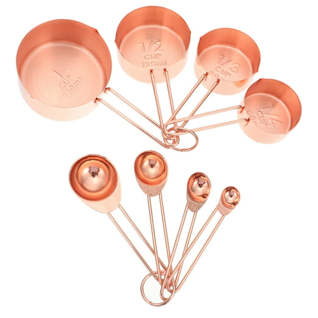 8 cucharas medidoras de café de acero inoxidable para cocina