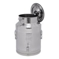 thumbnail image 3 of 28L Silver Milk Can Milk Bucket Wine Oil Rice Pail Bucket Stainless Steel Tote Jug FOR Storing Milk Wine Food Oil, 3 of 17