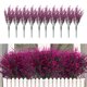 thumbnail image 1 of HWRETIE Plantas colgantes artificiales para exteriores,decoración para bodas y jardines en interiores y exteriores,vegetación mixta con pasto de caballito de mar,lavanda y espiga de trigo, 1 of 7
