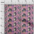thumbnail image 2 of oneOoneViscoseJerseyPinkFabricAfricanSewingMaterialPrintFabricByTheYard60InchWide, 2 of 4