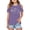 Purple, variant on XEGLSBU Shirts for Girls 14-16 Children Kids Girls Short Sleeve Cold Shoulder T Shirts Kids Summer Oversized Tops Casual Crewneck Basic Tees Purple Size 11-12 Years