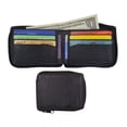 thumbnail image 2 of Lambskin Leather Zip Around W/Outside ID Bifold Wallet 1574, 2 of 13