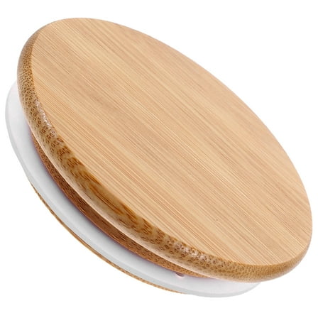 STOBOK Replacement Kettle Lid Water Pitcher Lid Bamboo 1Pcs
