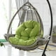 thumbnail image 2 of Silla de huevo columpio hamaca cojín colgante cesta cuna mecedora cojín jardín al aire libre interior decoración del hogar sin silla oscilante Fivean unisex, 2 of 2