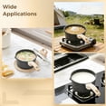 thumbnail image 5 of 6.3 in Non Stick Pot with Lid, Granite Nonstick Coating Milk Pan, Small Cooking Pot with Wood Handle, Compatible with Induction Cooker, Gas Stove, 5 of 5