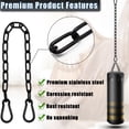 thumbnail image 4 of Paquete de 2 cadenas colgantes con 4 mosquetones, 66 kg de capacidad, 4 of 7
