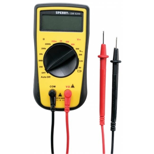 Gardner Bender DM6200 4 Function Manual Digital Multimeter With LCD