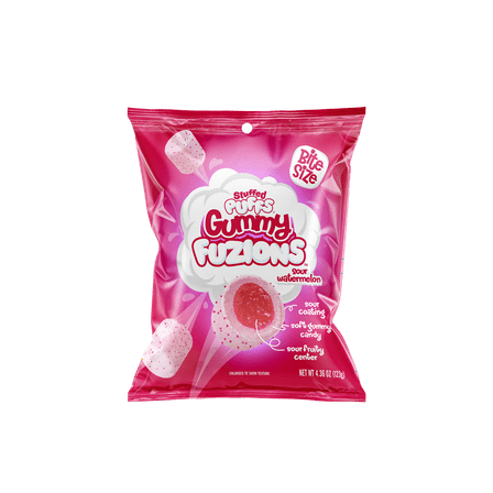 Stuffed Puffs Sour Watermelon Gummy Fuzions